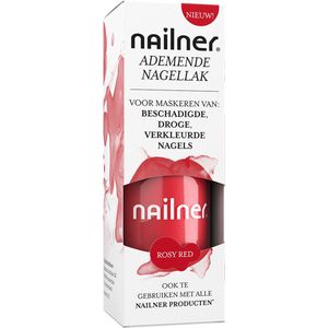 Nailner - Nagellak Rosy Red - 8ml
