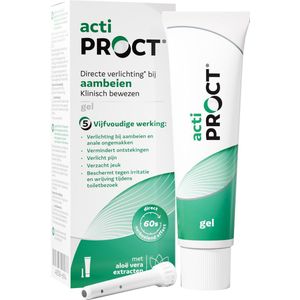 Actiproct - Aambeienzalf - 100% Veganistisch - Verkoelende Eigenschappen