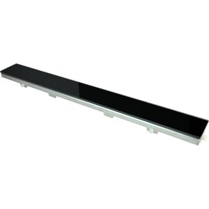 CityLine TopDesign Glasrooster Zwart voor douchegoot - Lengte: 80 cm
