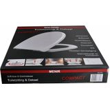 Menir soft-close toiletzitting+deksel wit