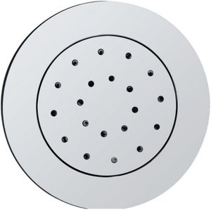 Wiesbaden inbouw verstelbare zijdouche rond 135mm ABS chr