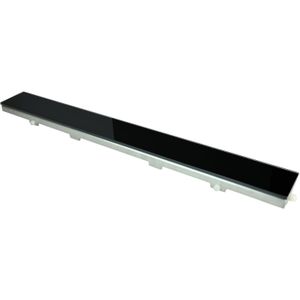 CityLine TopDesign Glasrooster Zwart Voor Douchegoot - Lengte: 60 cm