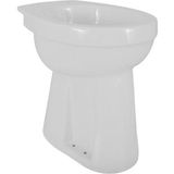 Wiesbaden - Toiletpot Staand - Verhoogd - Wit
