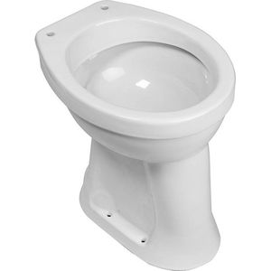 Wiesbaden Staande Verhoogde Toiletpot + 6 cm Ao - Wit