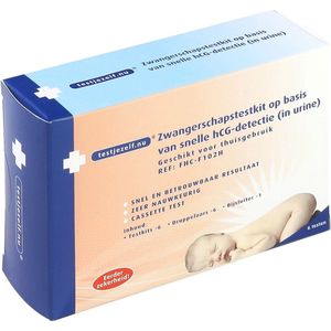 Testjezelf.nu - Zwangerschapstest Cassette - 6 stuks - Zwangerschapstest