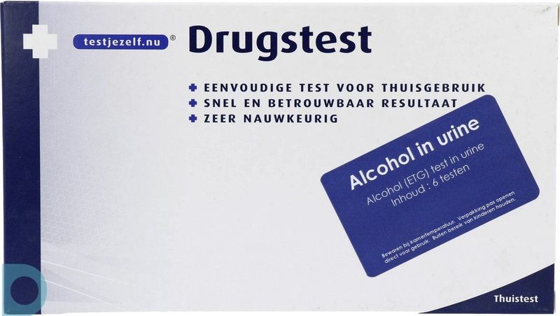 Testjezelf.nu - Alcosens Alcohol Teststrips - 5 stuks - Alcoholtest