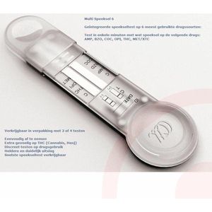 Testjezelf.nu -Multi Speeksel 6 Drugtest Kit - 2 stuks