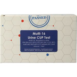 Testjezelf.nu Multi 16 Cup Drugstest - Urine - 16 Drugssoorten