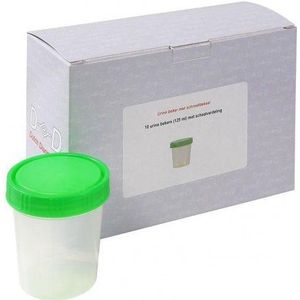 Testjezelf - Urinebeker - Lekvrij - 10 Stuks - Inhoud 125 ml