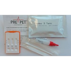 Testjezelf.nu Pre Pet Combo 3 Zelftest Parvo, Corona en Giardia 2 stuks