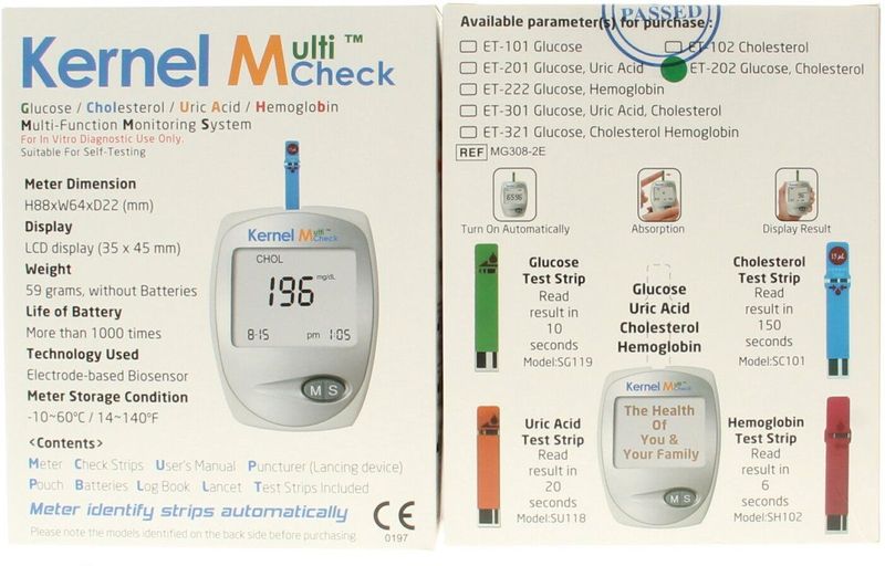 Testjezelf.nu - Multicheck Glucose & Cholesterolmeter Startpakket - 1 stuk - Cholesteroltest