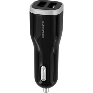 Mobiparts Autolader Dual USB 5A - Zwart