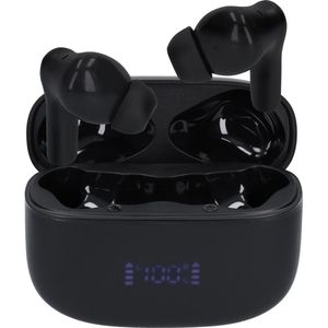 Mobiparts Bluetooth Earbuds Black (4 h, Draadloze), Koptelefoon, Zwart