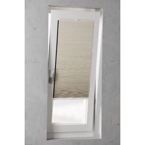 Plissegordijn - Sand - 25 mm - Thermo - 110x130cm