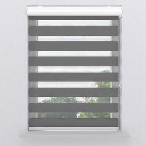 Pure Living - Duo Rolgordijn - Grey - Polyester