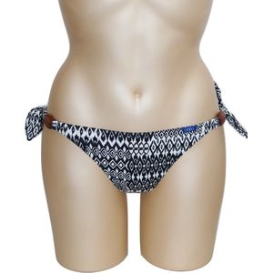 Cyell - Africa - bikinislip - zwart wit - maat 38 / M