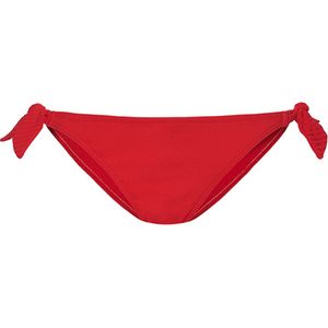 CYELL - Bikinibroekje - Rood - Materiaal - Strikbandjes