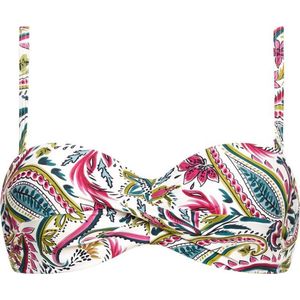 Cyell - WAJANG FLORAL Bikinitop Bandeau Voorgevormd met Beugel Dames