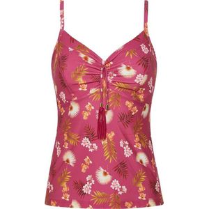 CYELL - Tankini - Fuchsia - Gerecycled Stof - Bloemenprint Wild Orchid