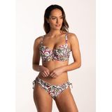CYELL - Wajang Floral - Bikinitop - Wit - Gerecycled Stof