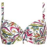 CYELL - Wajang Floral - Bikinitop - Wit - Gerecycled Stof