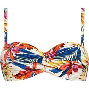 CYELL - Paradise Morning - Bandeau Bikinitop - Multicolor - Voorgevormde Cups
