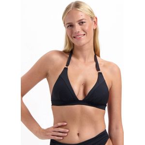 Cyell - Voorgevormde Halterbikinitop - Zwart