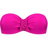 Cyell - Bandeau Bikinitop - Fuchsia - Voorgevormd - Met Softcups