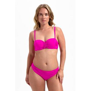 Cyell - Bandeau Bikinitop - Fuchsia - Voorgevormd - Met Softcups
