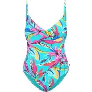 Cyell - Fiji - Badpak - Blauw - Meerkleurige Print - Uitneembare Padding