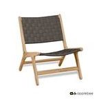 Loungestoel Applebee Luc Armless Lounge Chair 63 Natural Charcoal