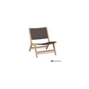 Loungestoel Applebee Luc Armless Lounge Chair 63 Natural Charcoal