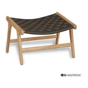 Poef Applebee Luc Ottoman Natural Charcoal 63 X 50 cm