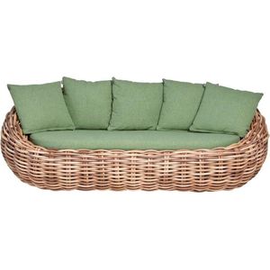 Loungebank Applebee Cocoon Sofa 236 Mocca Green