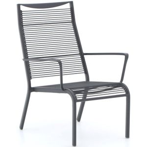 Apple Bee Hawaii lounge tuinstoel stapelbaar , Grijs - Antraciet ,  Aluminium  ,