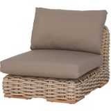 Loungeset Applebee FFF Lounge Tussenmodule 85 Wicker Silk Taupe