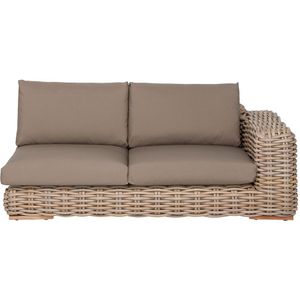 Loungeset Applebee FFF Lounge Sofa Links 200 Wicker Silk Taupe