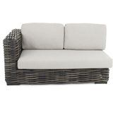 Loungeset Module Applebee Elements XL Black Wash Lounge Sofa Rechts 160 Wicker Black Wash Pebble Grey