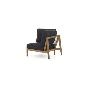 Loungeset Module Applebee La Croix Lounge Hoekmodule 84 Teak Black