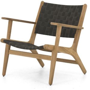 Loungestoel Applebee Luc Lounge Arm Chair 78 Natural Charcoal