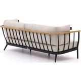 Loungebank Applebee Condor Lounge  Sofa 206 Aluminium Black Natural Oak