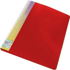 20x EXXO-HFP - #21846 - Stevige PP Ringband - A4 2-D Ring 35mm Rugbreedte - Robijn Rood