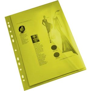 EXXO by HFP Organisationsmappe Dokumententaschen A4, aus PP (10-St), mit EURO-Lochung, Abheftrand, Klappe und Klettverschluss