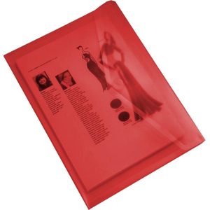 EXXO-HFP #90446 - A5 Documentenmap - Landschap model - Klitsluiting - Rood - 10 stuks (1 pak @ 10 stuks)