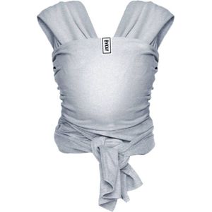 ByKay Stretchy Wrap Deluxe - Rekbare Draagdoek - Grey Melee - 100% Organisch Katoen