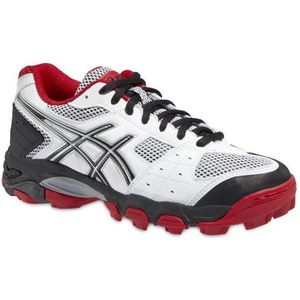 Asics Sportschoenen - Maat 32.5 - Unisex - wit,zwart,rood