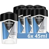 Rexona Deodorant Stick Men Maximum Protection Clean Scent - Deodorant - 6x 45 ml - Voordeelverpakking