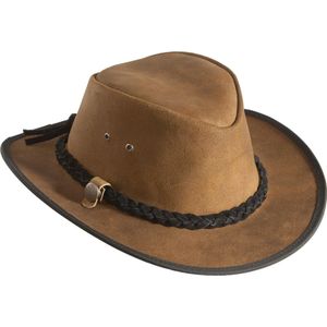 Leather Country Hat / 2XL / Camel