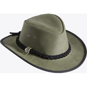 Leather Country Hat / XL / Green