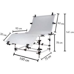 Falcon Eyes Opnametafel ST-1020A 100x200